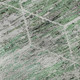 9' X 12' Green Gray And Ivory Geometric Washable Area Rug With UV Protection