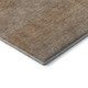 8' X 10' Beige And Brown Striped Washable Area Rug With UV Protection