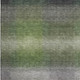 10' X 14' Olive Green Purple And Gray Striped Washable Area Rug With UV Protection