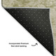 5' X 8' Beige And Ivory Abstract Washable Area Rug With UV Protection