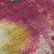 9' X 12' Burgundy Pink And Blue Abstract Washable Area Rug With UV Protection