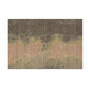 3' X 5' Chocolate And Copper Abstract Washable Area Rug With UV Protection