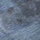 3' X 5' Navy Blue And Gray Abstract Washable Area Rug With UV Protection