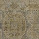9' X 12' Brown And Blue Oriental Washable Area Rug With UV Protection