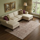 10' X 14' Rust And Beige Oriental Washable Area Rug With UV Protection