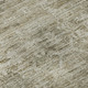 3' X 5' Taupe And Beige Striped Washable Area Rug With UV Protection