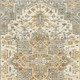 5' X 7' Ivory And Brown Oriental Washable Area Rug