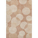 10' X 14' Coral And Peach Geometric Washable Area Rug With UV Protection
