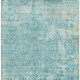 3' X 5' Teal Gray And Taupe Oriental Washable Area Rug With UV Protection