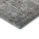 9' X 12' Brown And Ivory Abstract Washable Area Rug With UV Protection