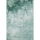 10' X 14' Aqua And Ivory Abstract Washable Area Rug With UV Protection