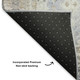 8' X 10' Sky Blue And Ivory Oriental Washable Area Rug With UV Protection