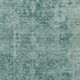 5' X 8' Teal And Beige Oriental Washable Area Rug With UV Protection