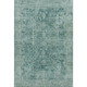 10' X 14' Teal And Beige Oriental Washable Area Rug With UV Protection