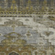 5' X 8' Brown Ivory And Gray Oriental Washable Area Rug With UV Protection