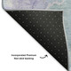 10' X 14' Lavender And Blue Abstract Washable Area Rug With UV Protection