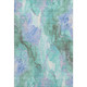 3' X 5' Teal Lavender And Ivory Abstract Washable Area Rug With UV Protection