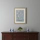 Spring Mural II Brown Framed Wall Art