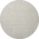 8' Beige And Ivory Abstract Geometric Washable Round Rug With UV Protection