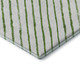 9' X 12' Green And Ivory Abstract Geometric Washable Area Rug With UV Protection