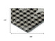 10' X 14' Taupe Black And Ivory Gingham Washable Area Rug With UV Protection