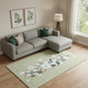 10' X 14' Artichoke Green Beige And Ivory Geometric Washable Area Rug With UV Protection
