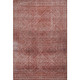 10' X 14' Pink And Mauve Geometric Washable Area Rug With UV Protection