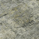 10' X 14' Pewter And Beige Abstract Washable Area Rug With UV Protection