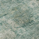 8' X 10' Teal And Beige Abstract Washable Area Rug With UV Protection