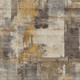 5' X 8' Brown And Beige Abstract Washable Area Rug With UV Protection
