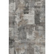 8' X 10' Pewter And Gray Abstract Washable Area Rug With UV Protection