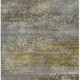 8' X 10' Taupe And Gold Abstract Washable Area Rug With UV Protection