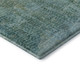 3' X 5' Teal And Blue Abstract Washable Area Rug With UV Protection