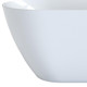 55" White Acrylic Oval Bath Tub