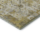 10' X 14' Gold And Ivory Patchwork Washable Area Rug With UV Protection