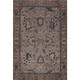 5' X 8' Coffee And Copper Oriental Washable Area Rug With UV Protection