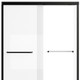 Set Of Two Aluminum and Tempered Glass Shower Doors