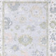 3' X 5' Blue And Green Oriental Washable Area Rug
