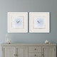 Set Of Two Modern Flight I Set of Set White Framed Wall Art