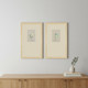 Set Of Two Sweet Chickadee Set of Set Brown Framed Wall Art