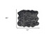 5' X 6' Grey Faux Fur Washable Non Skid Area Rug
