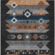 10' X 14' Black And Copper Geometric Washable Indoor Outdoor Area Rug