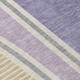 8' Purple And Lavender Round Geometric Washable Indoor Outdoor Area Rug