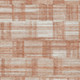 9' X 12' Copper And Salmon Striped Washable Indoor Outdoor Area Rug