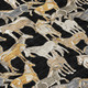 10' X 14' Black And Beige Horse Washable Indoor Outdoor Area Rug