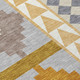 8' X 10' Gold And Copper Southwestern Washable Indoor Outdoor Area Rug