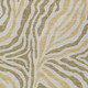 5' X 8' Walnut And Gold Zebra Print Washable Indoor Outdoor Area Rug