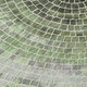 10' X 14' Green And Olive Green Geometric Washable Indoor Outdoor Area Rug