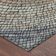 8' X 10' Beige And Taupe Geometric Washable Indoor Outdoor Area Rug