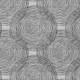 5' X 8' Silver And Ivory Geometric Washable Indoor Outdoor Area Rug